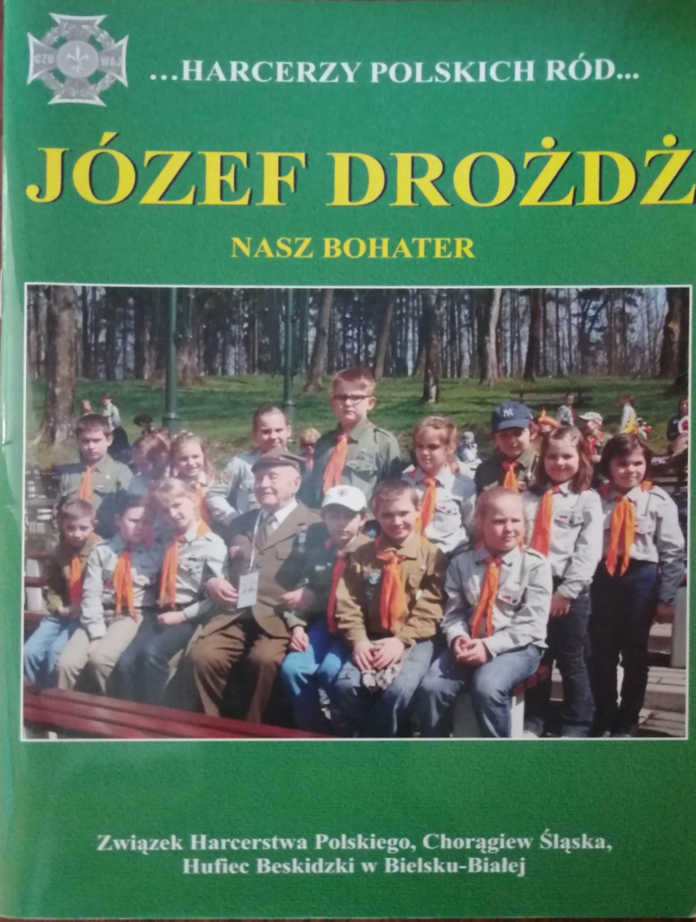Okładka "Józef Drożdż nasz bohater"